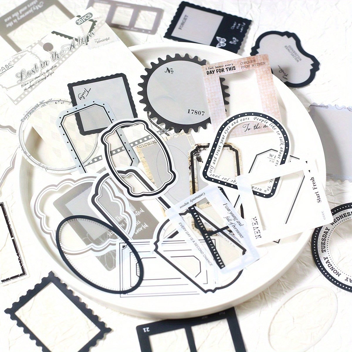 Planned Parenthood - 30 szt. Przezroczyste naklejki PET do